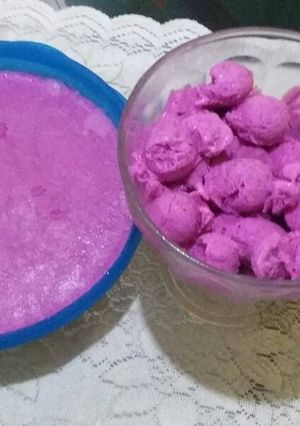 Foto resep Ice cream naga homemade🍨🍦