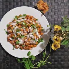 Dahi wali chaat A picture of Dahi wali chaat.