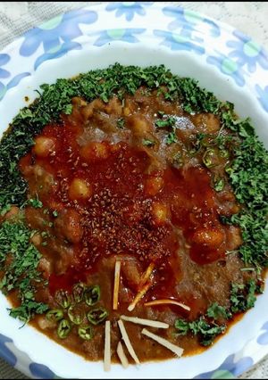 A picture of Chole masala.