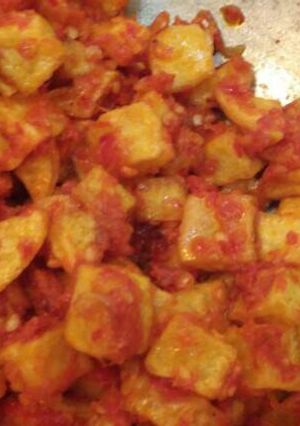 Foto resep Balado kentang pedas