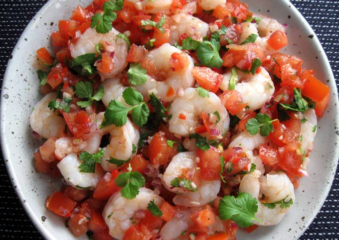 Prawns & Fresh Tomato Salsa