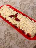 Chajá de frutillas arrollado
