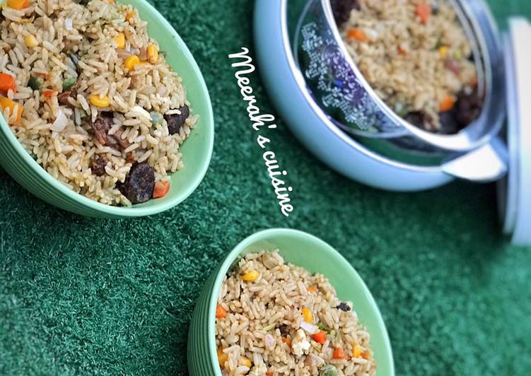 Step-by-Step Guide to Make Homemade Chinese Fried rice