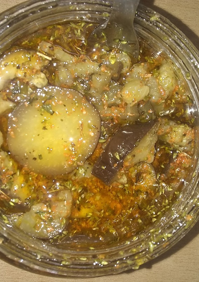 Una foto de Berenjenas al escabeche
