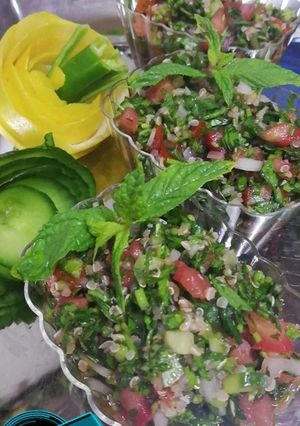 صورة لوصفة تبولة الكينوا