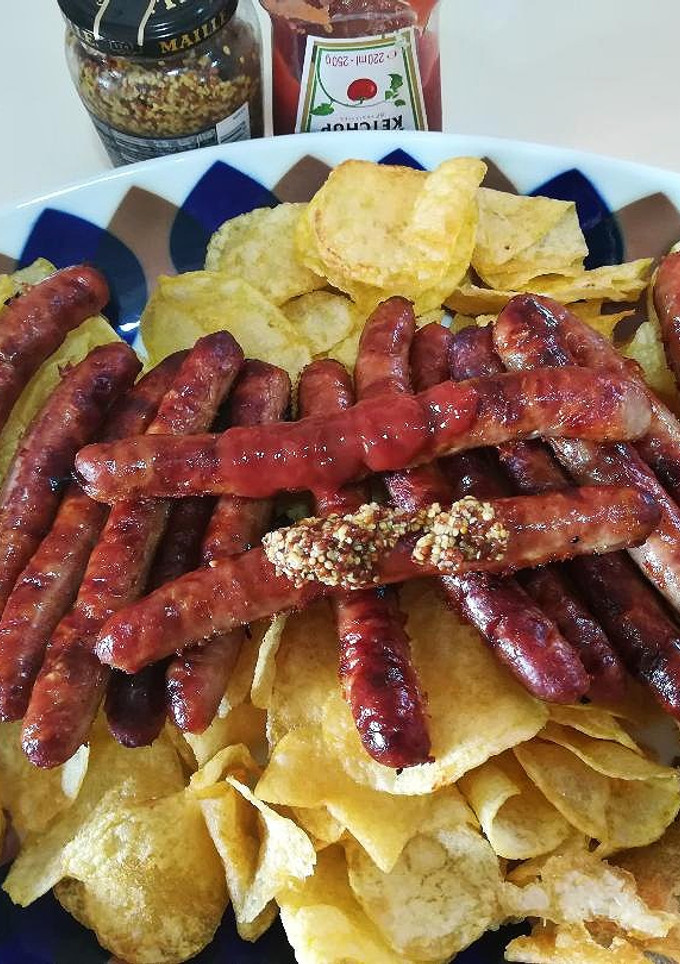 Una foto de Salchichas con Cola-Cola al horno