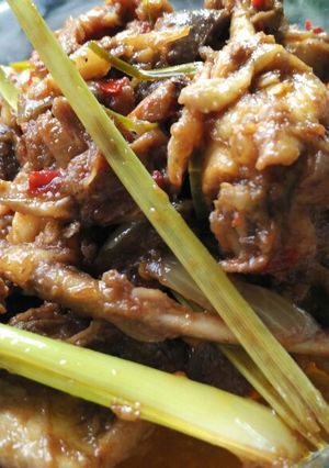 Foto resep Ayam Kampung bumbu Rujak