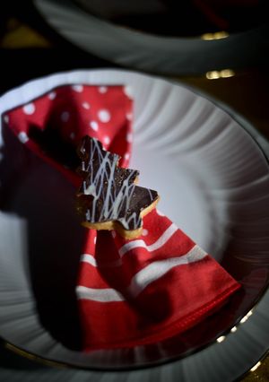 Foto di Segnaposti Natalizi Ciocco-biscotto