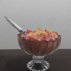 A picture of Fruit Salad#Banana+3ingredients Challenge.