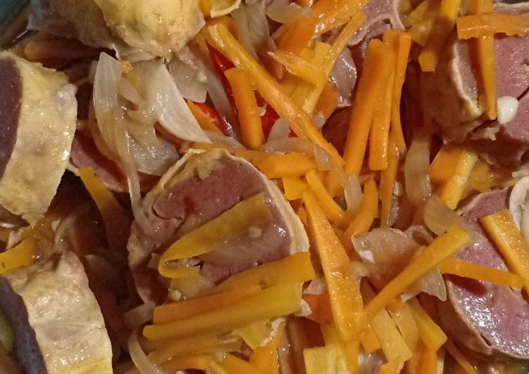 Bagaimana Menyiapkan Rotel (rolade wortel) saus tiram Anti Gagal