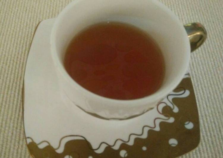 Throat-relieving tea