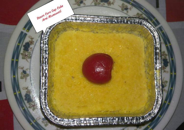 Resep Steam Corn Cup Cake, Bisa Manjain Lidah