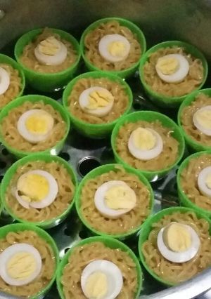 Foto resep Mie telor kukus
