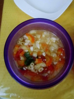 Foto resep Sop makaroni tofu (mpasi 1y)