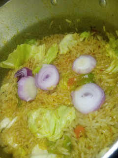 A picture of Jollof Rice.