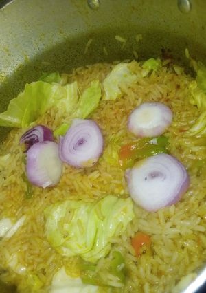 A picture of Jollof Rice.