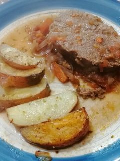 Una foto de Carne mechada al horno