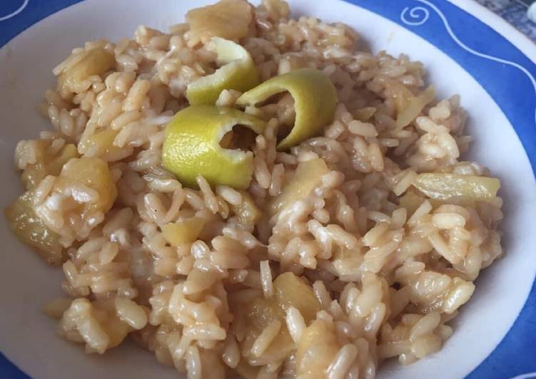 Risotto con le mele