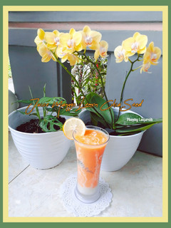 Foto resep Juice Manggo Lemon Chia Seed
