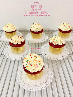 Foto resep Red Velvet Cupcake with Cream Cheese Frosting
