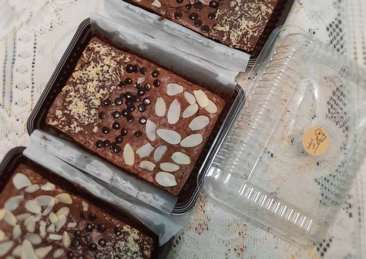Chewy melt Brownies