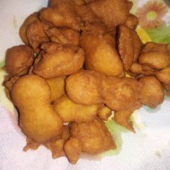 A picture of Beans cake (akara) breakfast special for saturdays.
