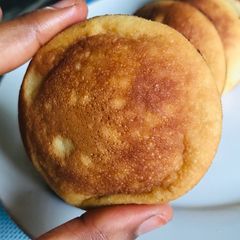 Mini chocolate stuffed pancakes A picture of Mini chocolate stuffed pancakes.