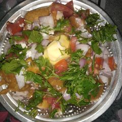 A picture of Palak bajji masala.