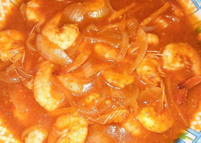 Cara Gampang Menyiapkan Udang saus asam manis no ribet, Enak