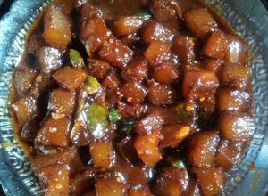 Foto resep Oseng kikil / cecek pedas manis
