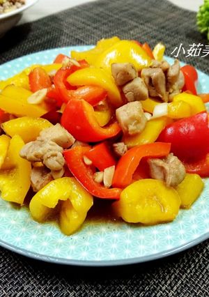 甜椒雞丁 的食譜成品照片