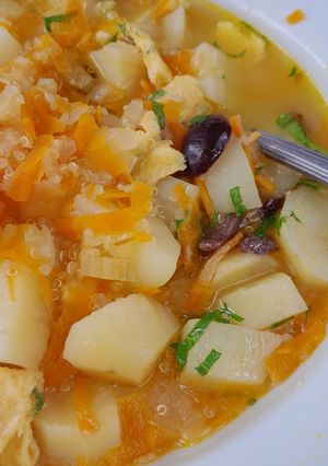 Una foto de Sopa rápida y nutritiva