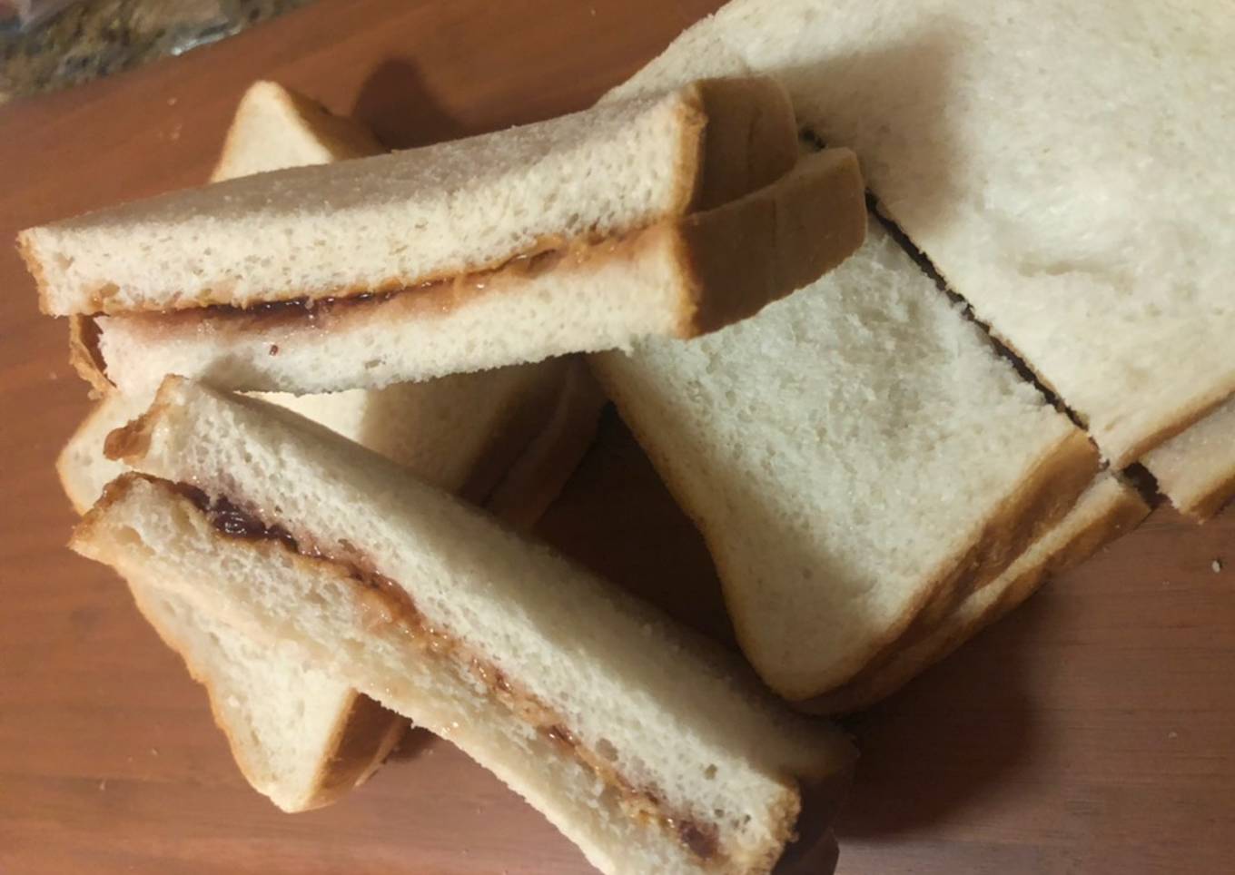 Resep PEANUT BUTTER & JELLY SANDWICH, Enak Banget