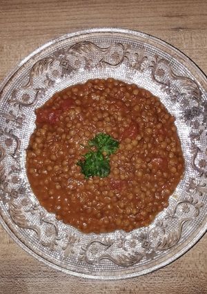 Une photo de Lentilles à la marocaine ou Lahdess