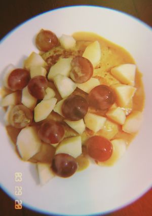 Una foto de Panqueques de manzana