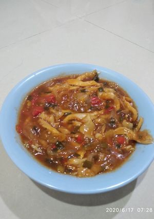 Foto resep Jamur tiram saos padang