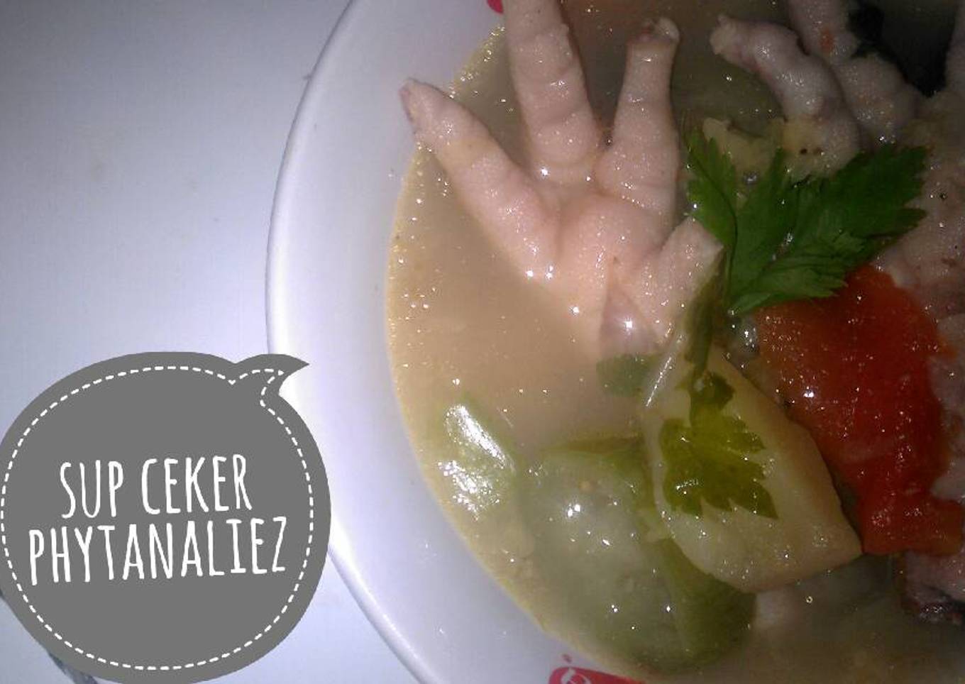 Sop Ceker Ayam