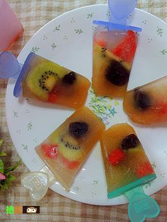 紫蘇梅水果冰棒 的食譜成品照片