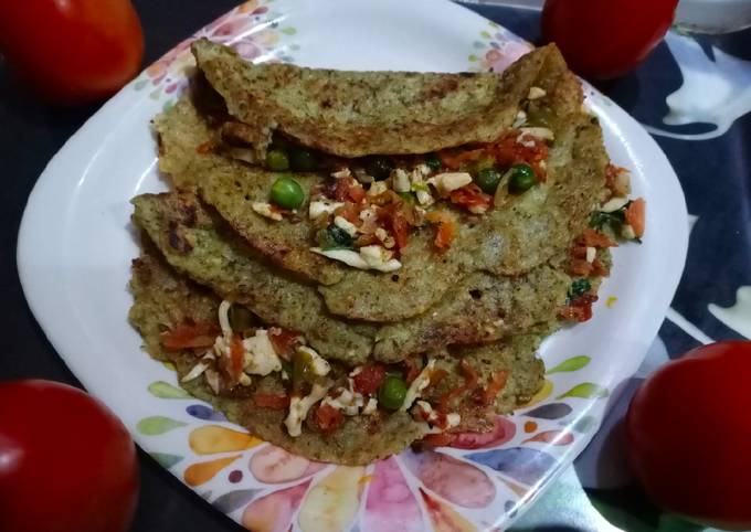 green-moong-dal-chilla-with-paneer-stuffing-recipe-by-amrita-ramnani