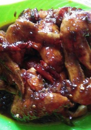 Foto resep Sayap masak kecap pedas