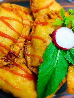 عکسی از دستور پیراشکی گوشت و قارچ