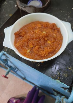 A picture of #RSC#Rava Pineapple Kesari#Rakhi bandhan Special home made sweet.