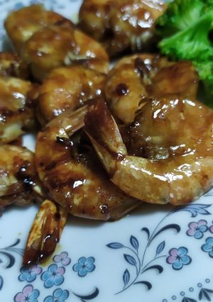Foto resep Udang panggang madu