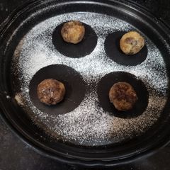 Coconut Ladoo With Chocolate chips A picture of Coconut Ladoo With Chocolate chips.