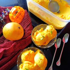Mango Ice Cream A picture of Mango Ice Cream.