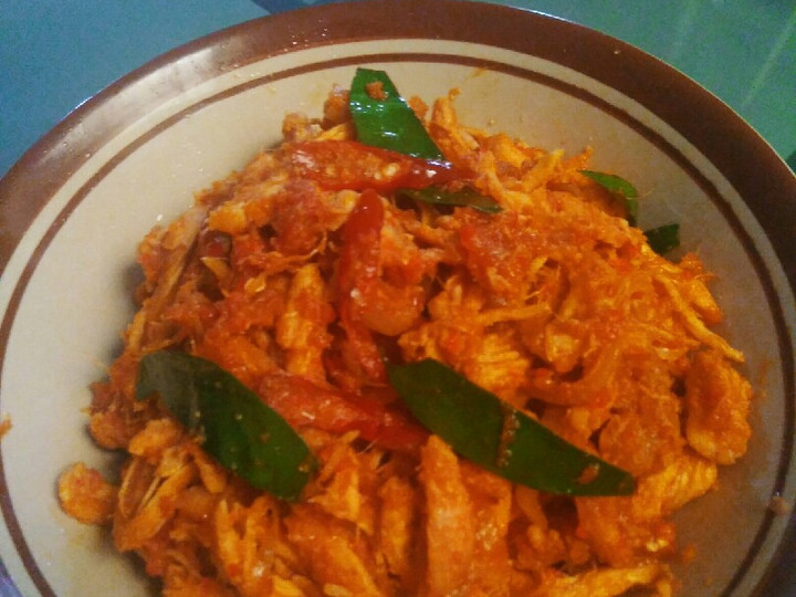 Bagaimana Menyiapkan Ayam Suwir Manis Pedas Anti Gagal