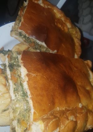 Una foto de Tarta de acelga y zapallito