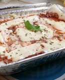 Lasaña rápida de carne