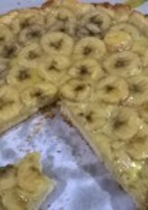 Una foto de Tarta masa frola de banana