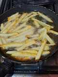 Ricas papas fritas crocantes